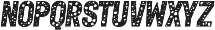 Greeka Holey Italic otf (400) Font UPPERCASE