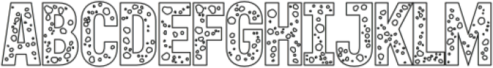 Greeka Holey Outline otf (400) Font