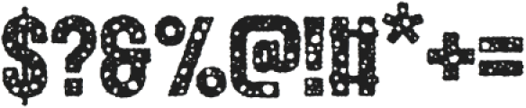 Greeka Holey Roughen otf (400) Font OTHER CHARS