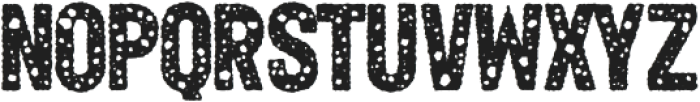 Greeka Holey Roughen otf (400) Font LOWERCASE