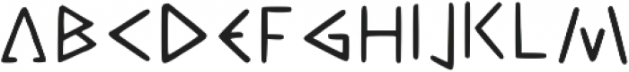 Greeky Style Regular otf (400) Font LOWERCASE