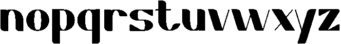 Greenic otf (400) Font LOWERCASE