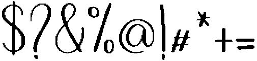 Greenline Regular otf (400) Font OTHER CHARS