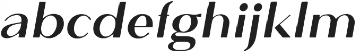 Greenmark Italic otf (400) Font LOWERCASE