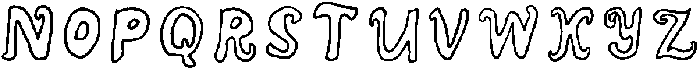 Greensea Regular otf (400) Font UPPERCASE