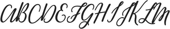 Greenstone Script Bold Italic otf (700) Font UPPERCASE