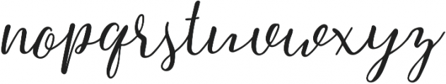 Greenstone Script otf (400) Font LOWERCASE