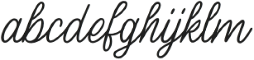 Greeting Script Regular otf (400) Font LOWERCASE