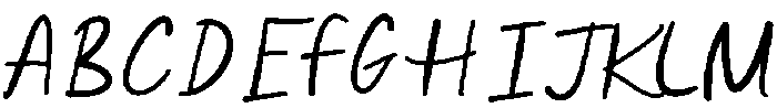 Gregory Bouchet Regular otf (400) Font UPPERCASE