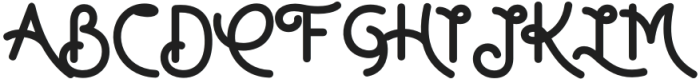 Gregory-Regular otf (400) Font UPPERCASE