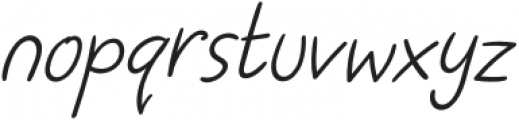 GregoryHandwritten-Oblique otf (400) Font LOWERCASE