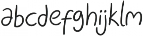 GregoryHandwritten-Regular otf (400) Font LOWERCASE