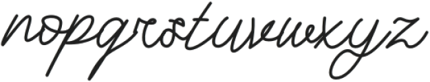 Grellina otf (400) Font LOWERCASE