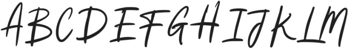 Greminal Signature Brush Regular ttf (400) Font UPPERCASE