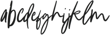 Greminal Signature Brush Regular ttf (400) Font LOWERCASE