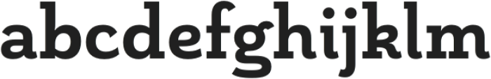 Grenale Slab otf (700) Font LOWERCASE