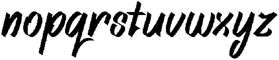 Grestique Regular otf (400) Font LOWERCASE