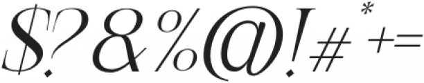 Gretha-Italic otf (400) Font OTHER CHARS