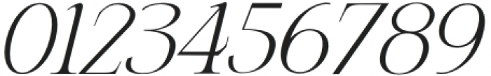 Gretha Light Italic otf (300) Font OTHER CHARS