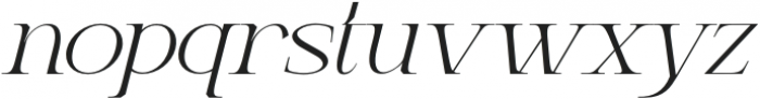 Gretha Light Italic otf (300) Font LOWERCASE