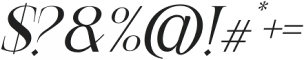 Gretha Medium Italic otf (500) Font OTHER CHARS