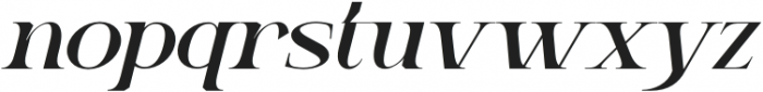 Gretha SemiBold Italic otf (600) Font LOWERCASE