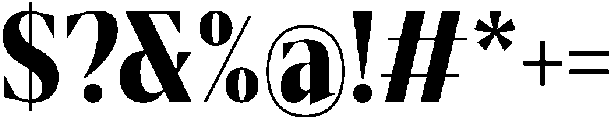 Gretha Serif Black Condensed otf (900) Font OTHER CHARS