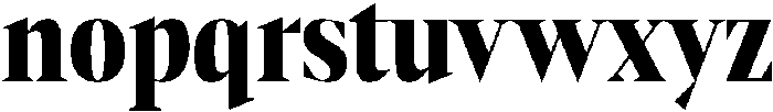 Gretha Serif Black Condensed otf (900) Font LOWERCASE