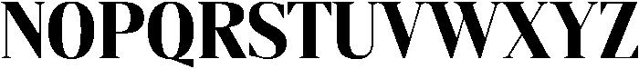 Gretha Serif Black Semi Condensed otf (900) Font UPPERCASE