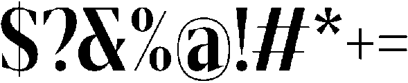 Gretha Serif Bold Condensed otf (700) Font OTHER CHARS
