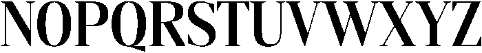 Gretha Serif Bold Semi Condensed otf (700) Font UPPERCASE