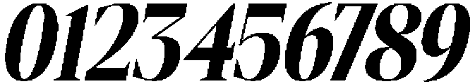Gretha Serif Extra Bold Condensed Italic otf (700) Font OTHER CHARS