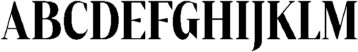 Gretha Serif Extra Bold Condensed otf (700) Font UPPERCASE