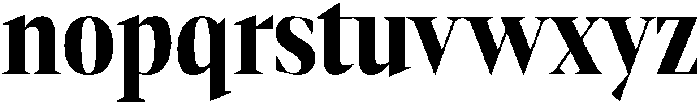 Gretha Serif Extra Bold Condensed otf (700) Font LOWERCASE