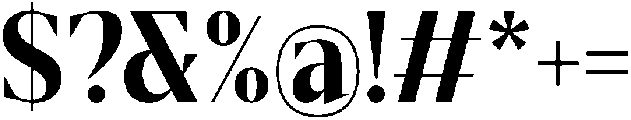 Gretha Serif Extra Bold Semi Condensed otf (700) Font OTHER CHARS