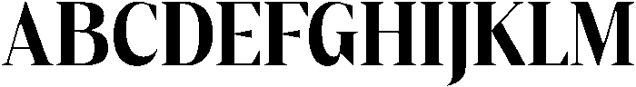 Gretha Serif Extra Bold Semi Condensed otf (700) Font UPPERCASE