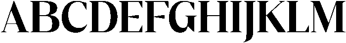 Gretha Serif Extra Bold otf (700) Font UPPERCASE