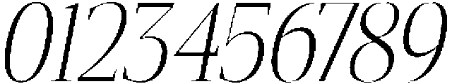 Gretha Serif Extra Light Condensed Italic otf (200) Font OTHER CHARS