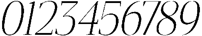 Gretha Serif Extra Light Semi Condensed Italic otf (200) Font OTHER CHARS