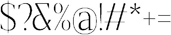 Gretha Serif Extra Light Semi Condensed otf (200) Font OTHER CHARS