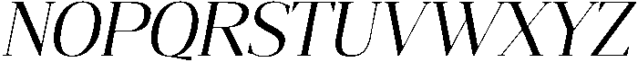 Gretha Serif Italic otf (400) Font UPPERCASE