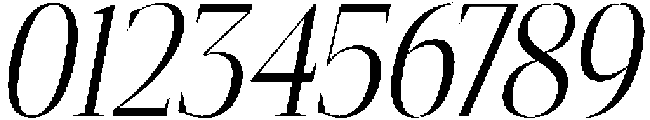 Gretha Serif Light Condensed Italic otf (300) Font OTHER CHARS
