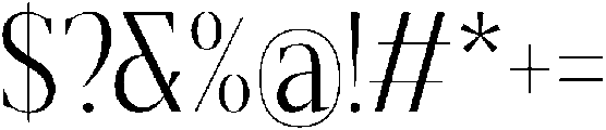 Gretha Serif Light Condensed otf (300) Font OTHER CHARS