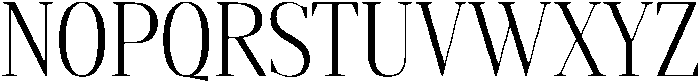 Gretha Serif Light Condensed otf (300) Font UPPERCASE