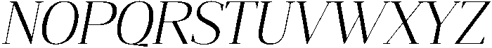 Gretha Serif Light Italic otf (300) Font UPPERCASE