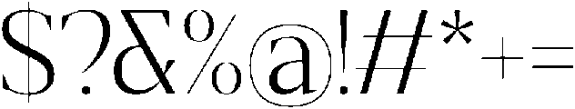 Gretha Serif Light otf (300) Font OTHER CHARS