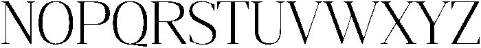 Gretha Serif Light otf (300) Font UPPERCASE