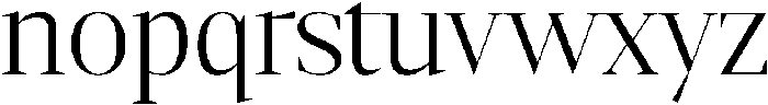 Gretha Serif Light otf (300) Font LOWERCASE