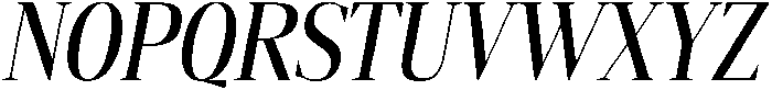Gretha Serif Medium Condensed Italic otf (500) Font UPPERCASE