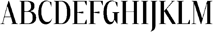 Gretha Serif Medium Condensed otf (500) Font UPPERCASE
